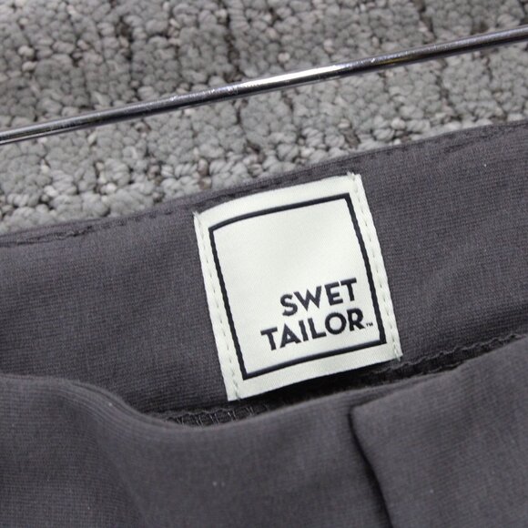 Swet Tailor Chino Shorts Mens Size 29 Gray Solid Performance Lightweight NWT - Picture 5 of 10